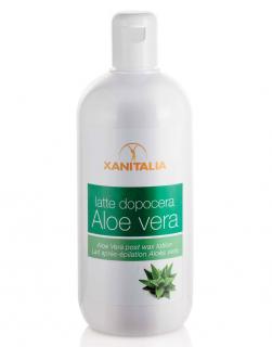 Xanitalia Mléko po epilaci ALOE VERA šetrně čistí, navrací vitalitu zralé a suché pokožce 500ml