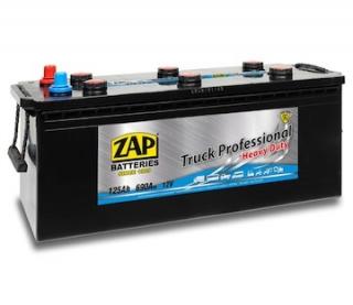 Autobaterie ZAP 12V/125Ah 690A Truck Professional HD (HEAVY DUTY [zvýšená odolnost proti otřesům])