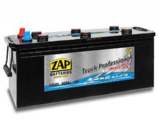 Autobaterie ZAP 12V/145Ah 800A Truck Professional HD (HEAVY DUTY [zvýšená odolnost proti otřesům])