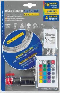 Pásek dekorační 60 LED/ 2m 12/24V - multi color