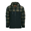 Bunda dřevorubecká černo/zelená kostkovaná Lumbershell Jacket Fostex®