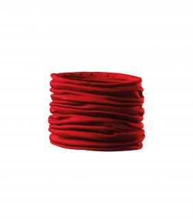 Červený tubulární multifunkční šátek nákrčník Twister (Nákrčník Twister červený (multifunkční šátek))