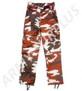 Kalhoty BDU red camo kapsáče Rothco