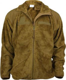 Mikina (bunda) US Jacket fleece generace III / level 3. Teesar Inc coyote