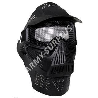 Ochranná maska na airsoft / paintball černá