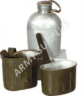 Polní láhev (čutora) BW (Bundeswehr) hliníková 3 dílná