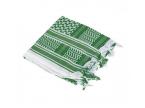 Šátek palestina bílá/světle zelená (shemagh, arafat) (Šátek palestina shemagh bílá/světle zelená)