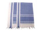Šátek palestina modrá/bílá (shemagh, arafat)