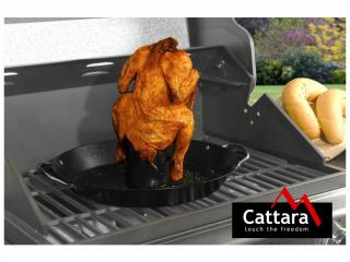 Stojan grilovací na kuře s pánví Cattara