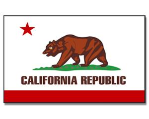 Vlajka Californie 90x150cm č.112