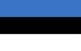Vlajka Estonsko 90x150cm č.89 (Estonská státní vlajka)