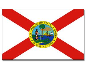 Vlajka Florida 90x150cm č.114