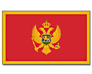 Vlajka Montenegro Černá Hora 90x150cm č.119 (Černá Hora (Montenegro) státní vlajka)