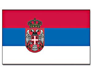 Vlajka Srbsko 90x150cm č.187 (Srbská státní vlajka)