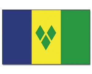 Vlajka Svatý Vincenc a Grenadiny (Saint Vincent and the Grenadines) 90x150cm č.206 (Svatý Vincenc a Grenadiny státní vlajka)