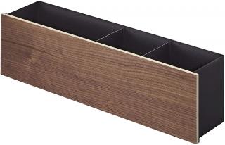 Multifunkční stojánek Rin 5168, kov/dřevo, š.45 cm, černý