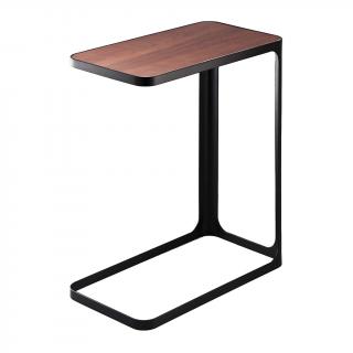 Odkládací stolek Tower 7203, kov/dřevo, černý