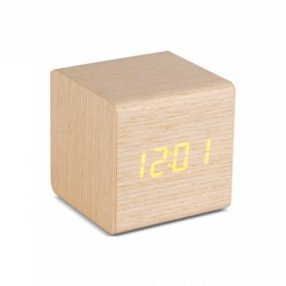 Stolní hodiny / budík Wood 27165, dřevo