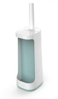 WC štětka s úložným prostorem Flex Plus 70507, plast, bílá/modrá
