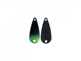 River2Sea - plandavka - TT Spoon 0,8g Barva: Black / Yellow Tip