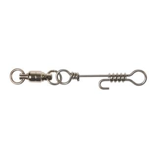 ZECK - sumcová karabinka s obratlíkem - Ball Bearing Swivel + Twistlock Snap 105 Kg