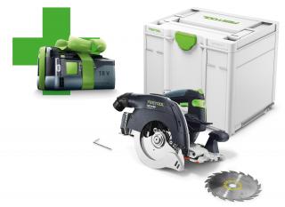 Festool Akumulátorová okružní pila HKC 55 EB-Basic-5,0 577034