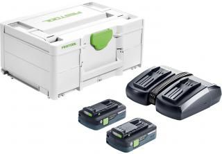 Festool Napájecí sada SYS 18V 2x4,0/TCL 6 DUO 577109