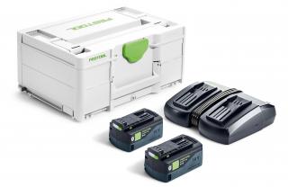 Festool Napájecí sada SYS 18V 2x5,0/TCL 6 DUO 577707