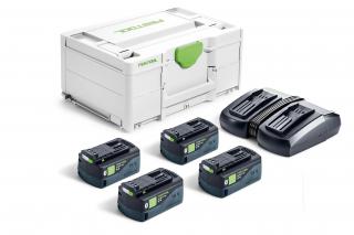 Festool Napájecí sada SYS 18V 4x5,0/TCL 6 DUO 577709