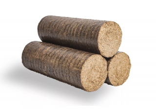 Dřevěné válcové brikety EKO MIX, 10 kg