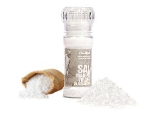 Panenská mořská sůl ECO PŘÍRODNÍ - skleněný mlýnek plnitelný 90g