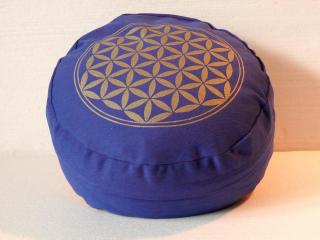 Květ života - Meditační polštář modrý (Květ života - Meditační polštář modrý)