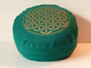 Květ života - Meditační polštář zelený (Květ života - Meditační polštář zelený)