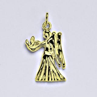Zlatý přívěsek,znamení zvěrokruhu panna,žluté zlato,14 kt, P 982