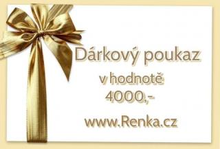 DÁRKOVÝ POUKAZ 4000,- Kč