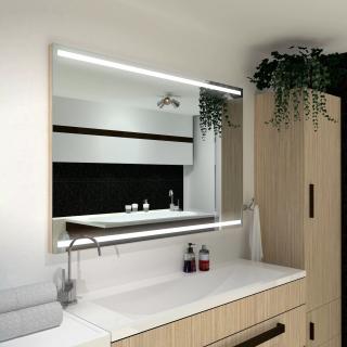 Koupelnové zrcadlo DENVER PREMIUM s LED osvětlením