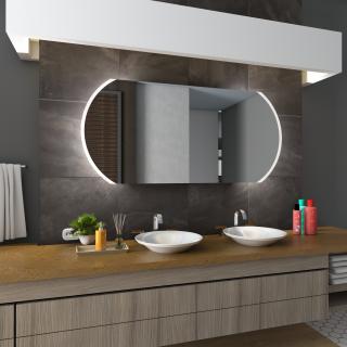 Koupelnové zrcadlo s LED osvětlením 110x80 cm BALTIMORE
