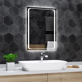 Koupelnové zrcadlo s LED osvětlením 45x90 cm BARCELONA