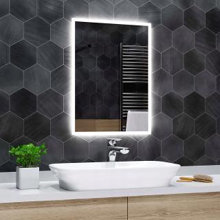 Koupelnové zrcadlo s LED osvětlením 50x70 cm BOSTON