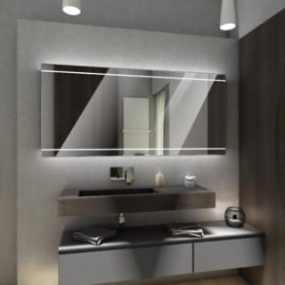 Koupelnové zrcadlo s LED osvětlením 60x40 cm CHIKAGO (Výroba na zakázku)