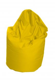 MM sedací vak hruška 140x80cm Crazy žlutá (žlutá 60103)
