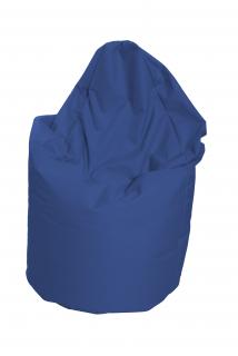 MM sedací vak hruška Mega snímatelný potah 140x80cm  modrá (modrá 80175)