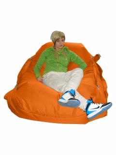 MM sedací vak outdoor 140x200cm oranžová (oranžová 60012)