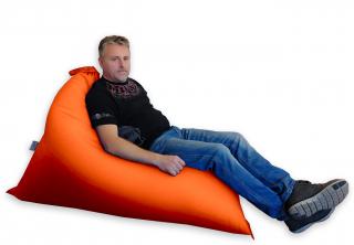 MM sedací vak Triangl M 140x110cm oranžová (oranžová 60012)