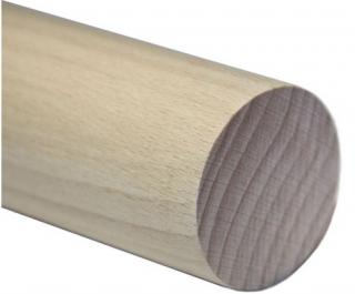 Dřevěné madlo pro ohýbání (točité schodiště) O42, 3600mm surové