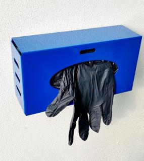 Držák na rukavice a kapesníky Barva: Modrá Ral 5010 lesk