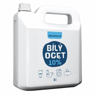 Allnature Bílý ocet 10% Balení: 5000 ml