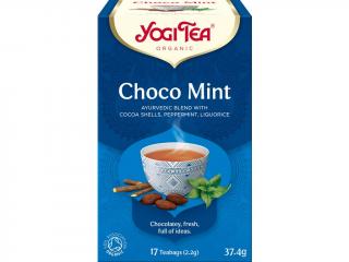 Bio Choco Máta Yogi Tea 17 x 2,2 g
