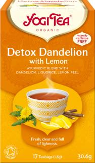Bio Detox s citrónem Yogi Tea 17 x 1,8 g