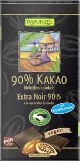 Bio Hořká čokoláda 90% s kokosovým cukrem RAPUNZEL 80g
